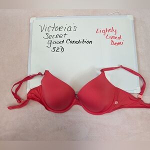 Victoria's Secret Bright Pink Lightly Lined Demi Bra